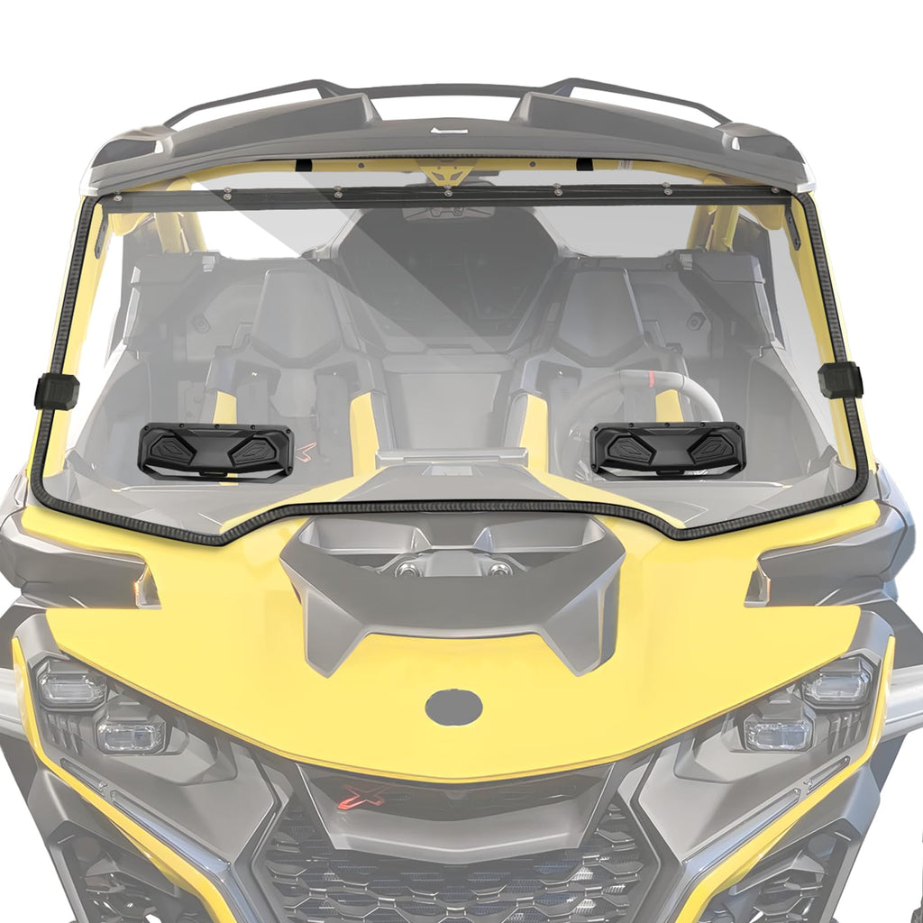 Can Am Maverick R Scratch Resistant Vented Windshield Can Am Maverick R Scratch Resistant Vented Windshield