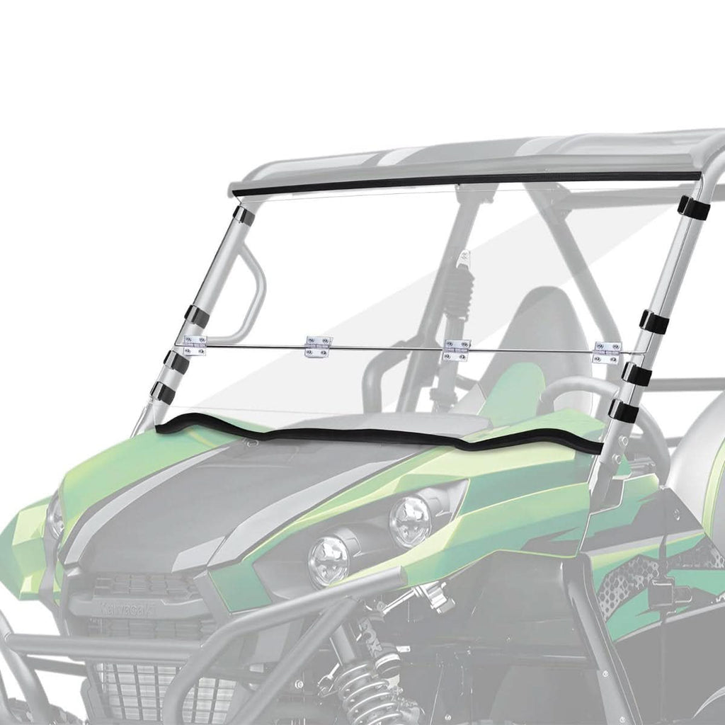 Kawasaki Teryx 800 Scratch-resisatant Flip Windshield 2016-2024 Kawasaki Teryx 800 Scratch-resisatant Flip Windshield 2016-2024