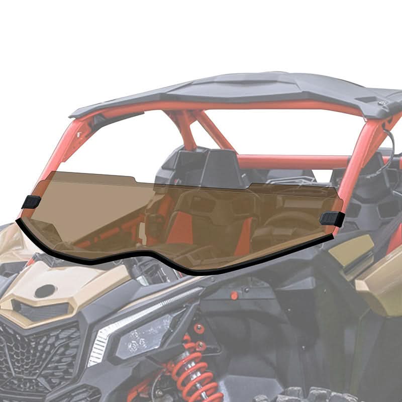 Light Tinted Half Windshield For Can-Am Maverick X3 Light Tinted Half Windshield For Can-Am Maverick X3