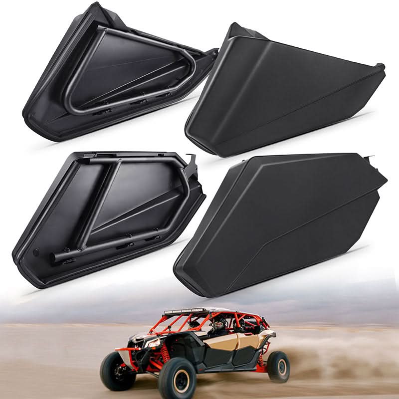Plastic Lower Doors Panels Kit For Can-Am Maverick X3 MAX Plastic Lower Doors Panels Kit For Can-Am Maverick X3 MAX
