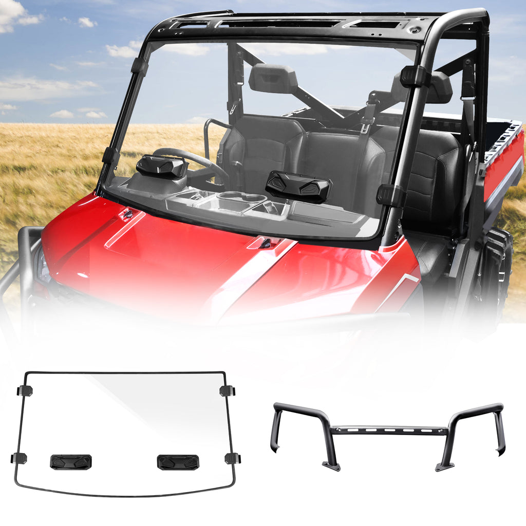 Polaris Ranger 1000/XP 1000/Crew Vented Front Windshield & Bumper Polaris Ranger 1000/XP 1000/Crew Vented Front Windshield & Bumper
