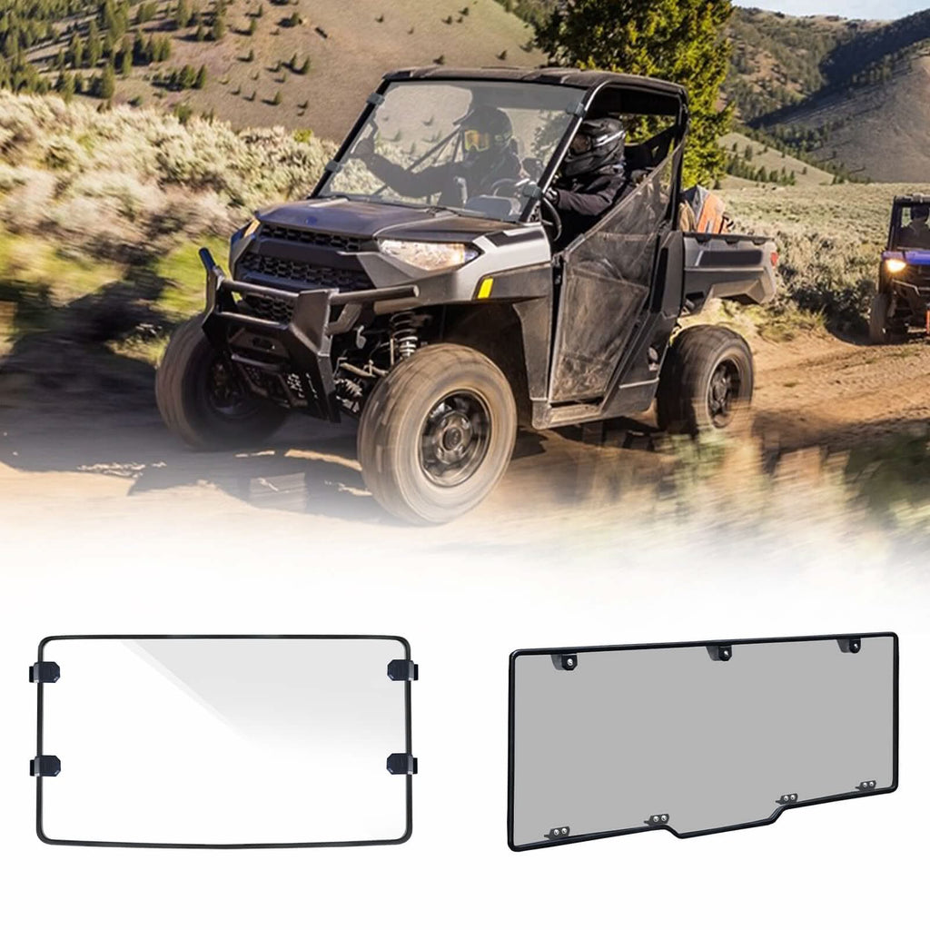 Polaris Ranger XP 1000/900/Crew Front And Smoked Rear Windshield Polaris Ranger XP 1000/900/Crew Front And Smoked Rear Windshield