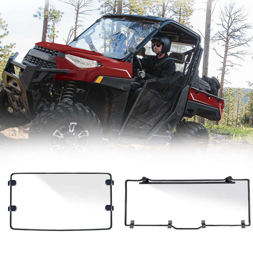 Polaris Ranger XP 1000/Crew Front And Rear Windshields Polaris Ranger XP 1000/Crew Front And Rear Windshields