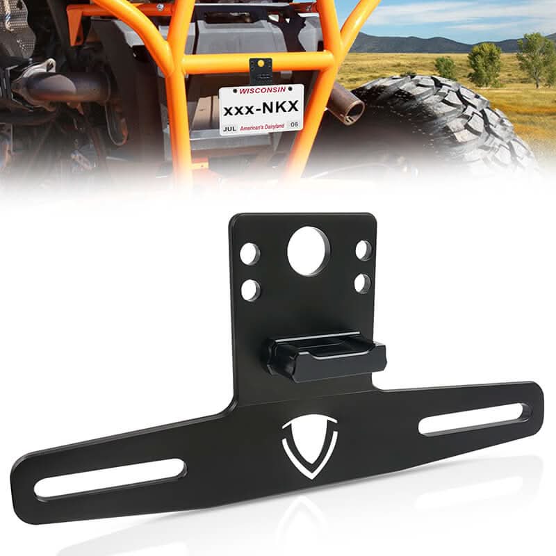 utv license plate holder with light utv license plate holder with light