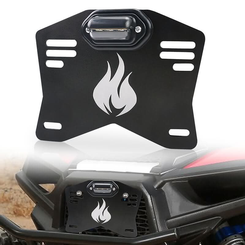 UTV License Plate Holder With LED Light UTV License Plate Holder With LED Light